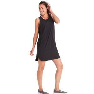 NWT 💗 MARMOT Elda Dress Travel Sporty Athletic Sleeveless Hiking Black M